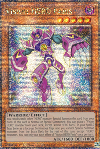 Vision HERO Faris - RA01-EN004 - Quarter Century Secret Rare 1st Edition