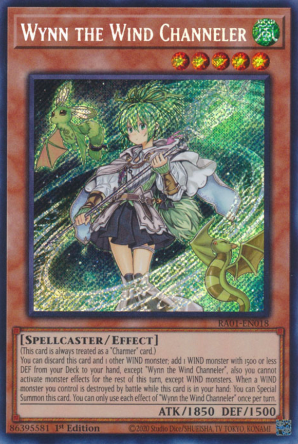 Wynn the Wind Channeler - RA01-EN018 - Secret Rare 1st Edition