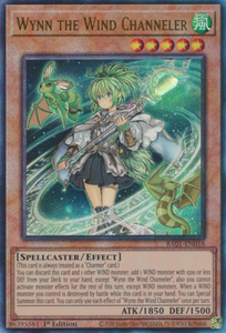 Wynn the Wind Channeler - RA01-EN018 - Ultimate Rare 1st Edition