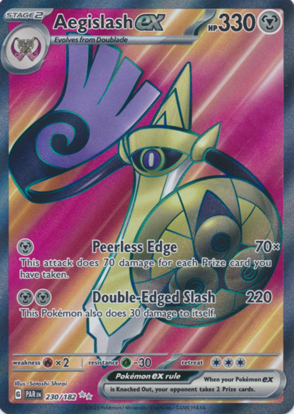 Aegislash ex - 230/182 - Full Art Secret Rare