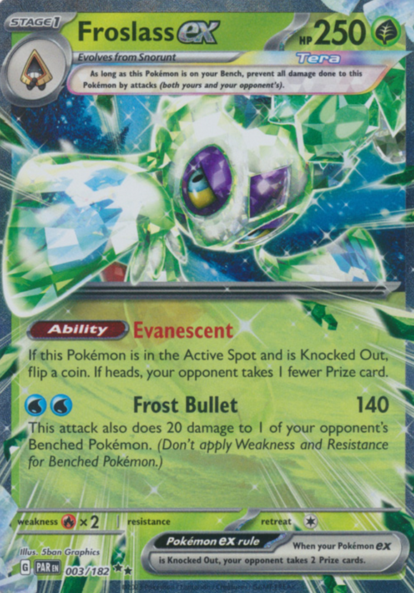 Froslass ex - 003/182 - Ultra Rare