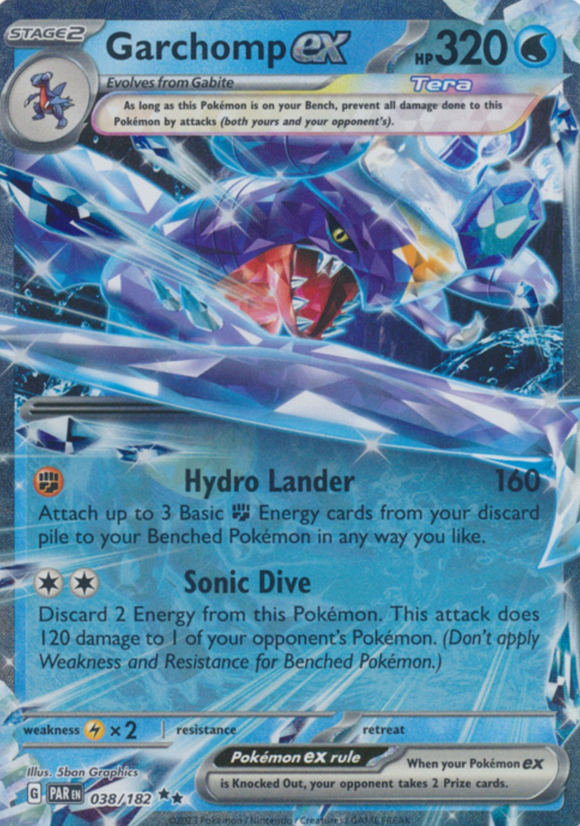 Garchomp ex - 038/182 - Ultra Rare