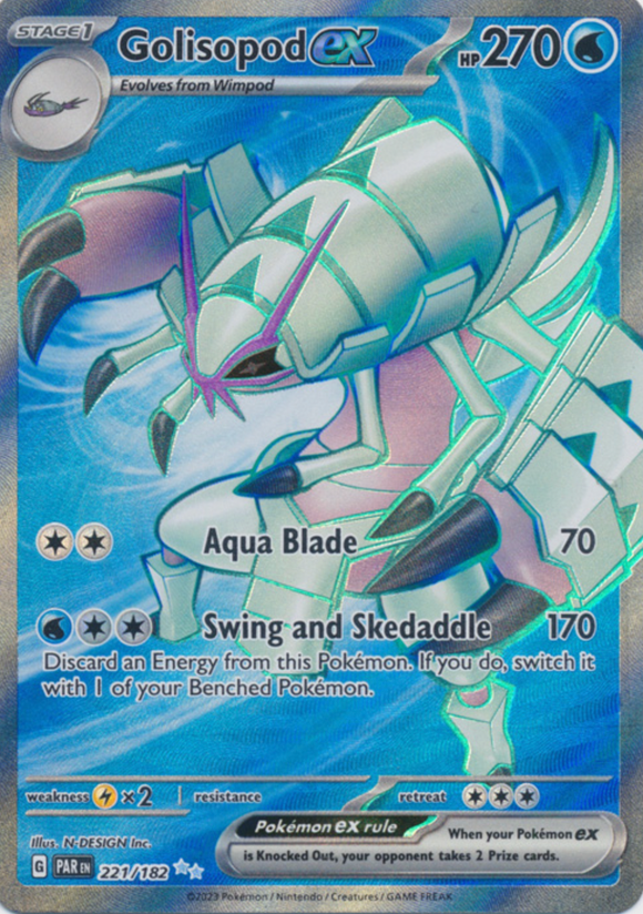 Golisopod ex - 221/182 - Full Art Secret Rare