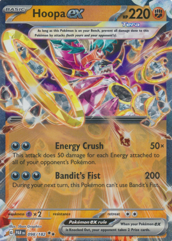 Hoopa ex - 098/182 - Ultra Rare