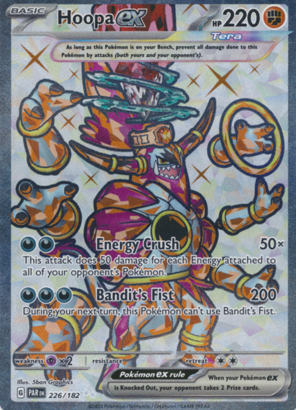 Hoopa ex - 226/182 - Full Art Secret Rare