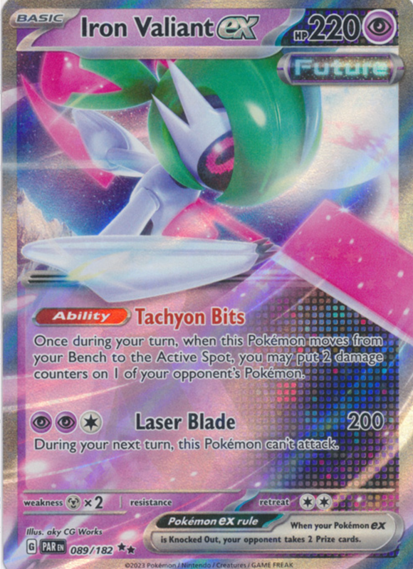 Iron Valiant ex - 089/182 - Ultra Rare