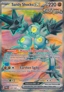Sandy Shocks ex - 228/182 - Full Art Secret Rare
