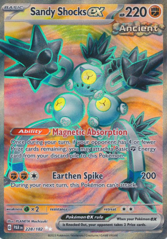 Sandy Shocks ex - 228/182 - Full Art Secret Rare
