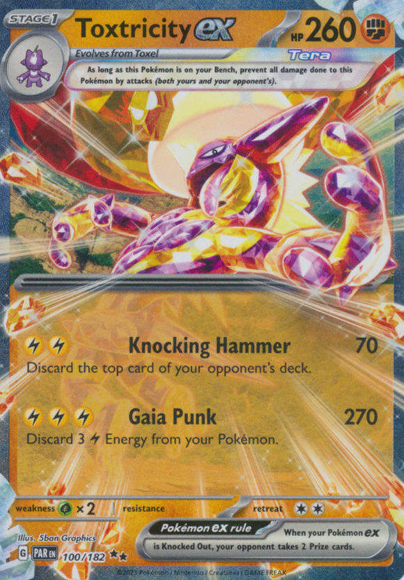 Toxtricity ex - 100/182 - Ultra Rare