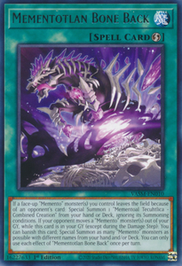 Mementotlan Bone Back - VASM-EN010 - Rare 1st Edition