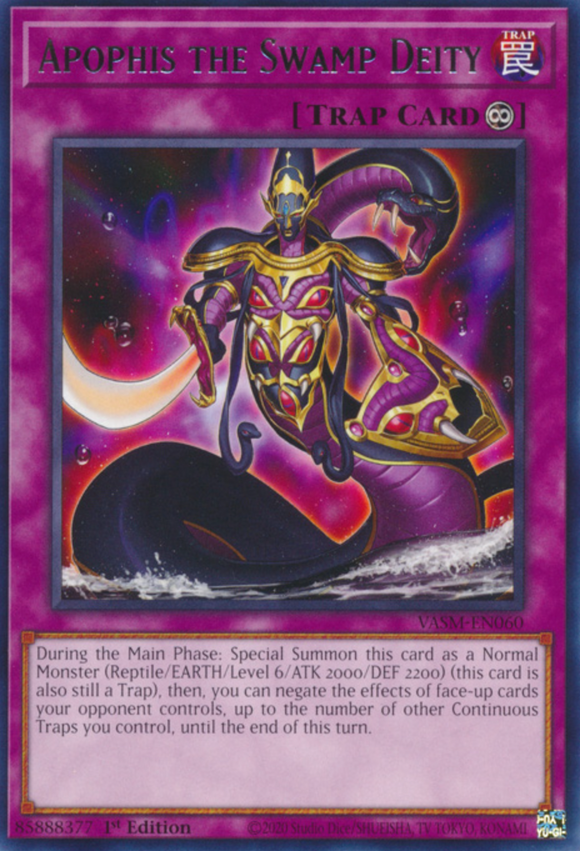 Apophis the Swamp Deity - VASM-EN060 - Rare 1st Edition