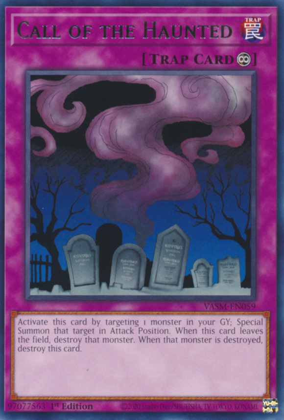 Call of the Haunted - VASM-EN059 - Rare 1st Edition