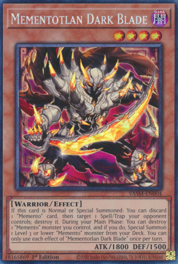 Mementotlan Dark Blade - VASM-EN004 - Collector's Rare 1st Edition