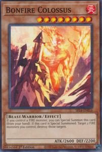 Bonfire Colossus - SR14-EN016 - Common 1st Edition