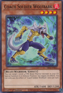 Coach Soldier Wolfbark - SR14-EN011 - Common 1st Edition