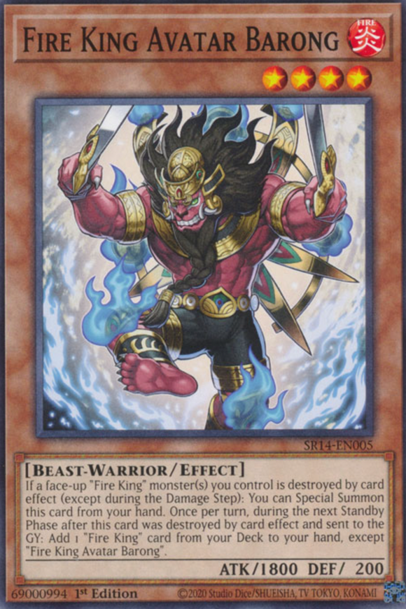 Fire King Avatar Barong - SR14-EN005 - Common 1st Edition