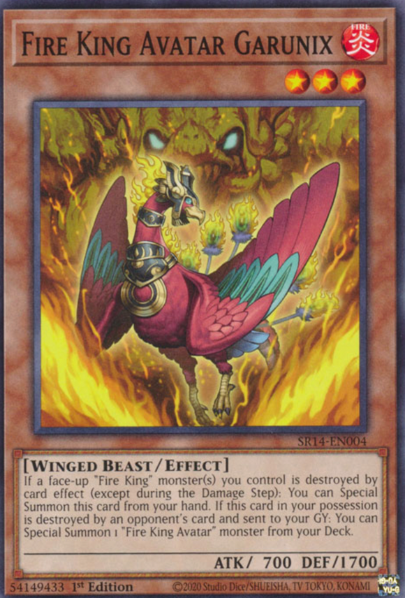 Fire King Avatar Garunix - SR14-EN004 - Common 1st Edition