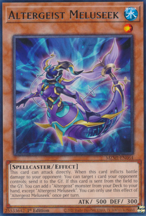 Altergeist Meluseek - MZMI-EN064 - Rare 1st Edition
