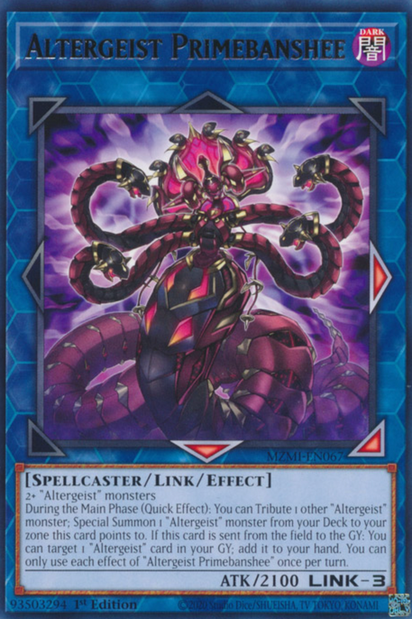 Altergeist Primebanshee - MZMI-EN067 - Rare 1st Edition
