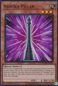 Ashoka Pillar - MZMI-EN018 - Super Rare 1st Edition