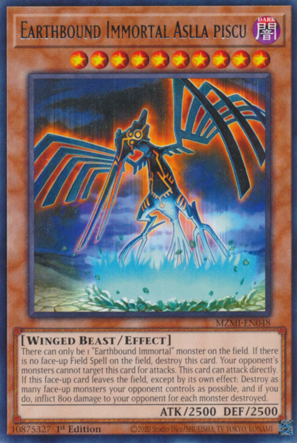 Earthbound Immortal Aslla piscu - MZMI-EN048 - Rare 1st Edition