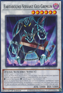 Earthbound Servant Geo Gremlin - MZMI-EN032 - Rare 1st Edition