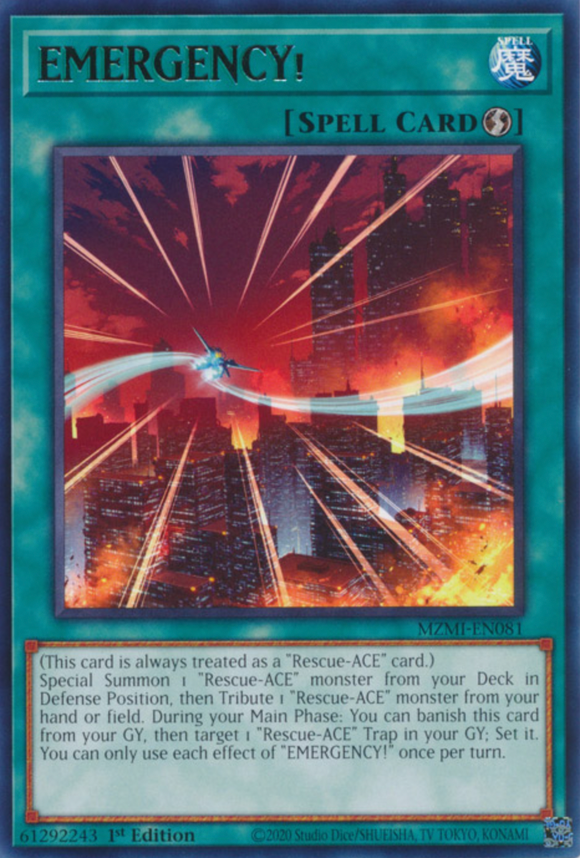EMERGENCY! - MZMI-EN081 - Rare 1st Edition