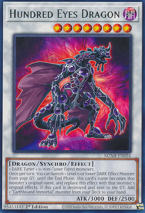 Hundred Eyes Dragon - MZMI-EN051 - Rare 1st Edition