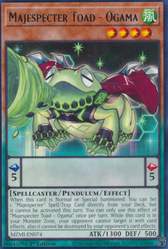 Majespecter Toad - Ogama - MZMI-EN074 - Rare 1st Edition