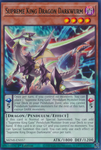 Supreme King Dragon Darkwurm - MZMI-EN057 - Rare 1st Edition