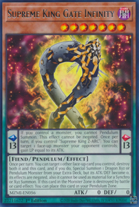 Supreme King Gate Infinity - MZMI-EN056 - Rare 1st Edition