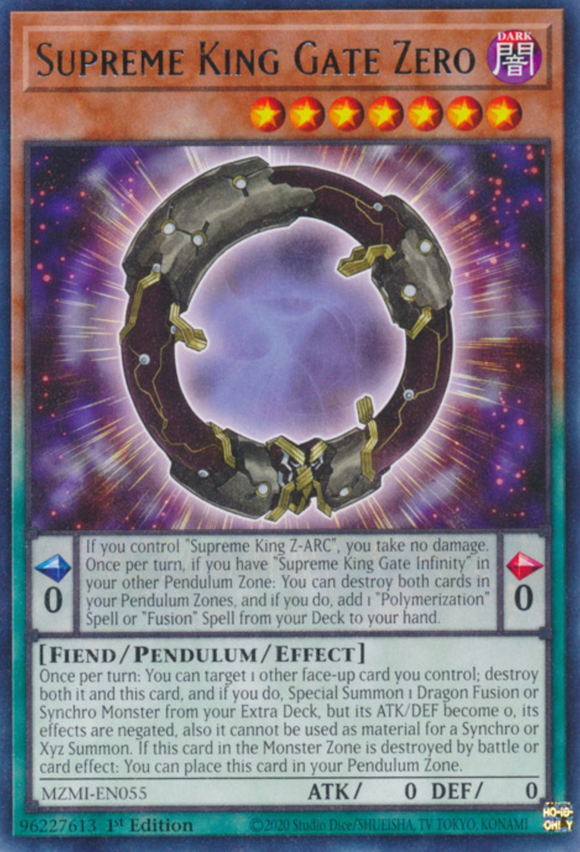 Supreme King Gate Zero - MZMI-EN055 - Rare 1st Edition