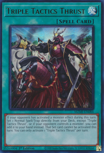 Triple Tactics Thrust - MZMI-EN084 - Ultra Rare 1st Edition