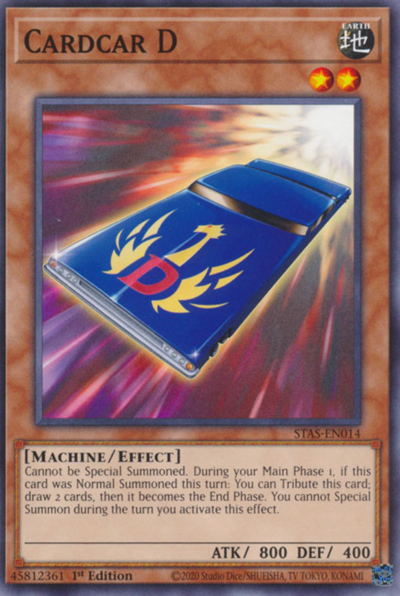 Cardcar D - STAS-EN014 - Common 1st Edition