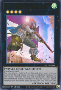 Castel, the Skyblaster Musketeer - STAX-EN043 - Ultra Rare 1st Edition