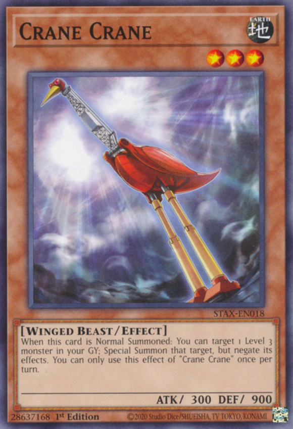 Crane Crane - STAX-EN018 - Common 1st Edition