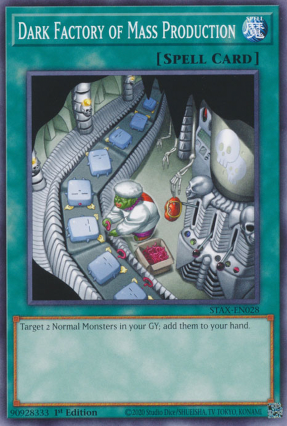 Dark Factory of Mass Production - STAX-EN028 - Common 1st Edition
