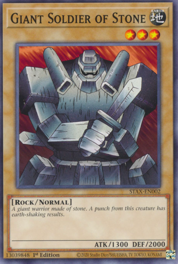 Giant Soldier of Stone - STAX-EN002 - Common 1st Edition