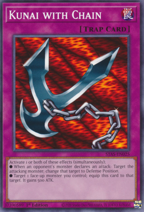 Kunai with Chain - STAS-EN025 - Common 1st Edition