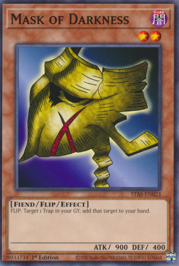 Mask of Darkness - STAS-EN023 - Common 1st Edition