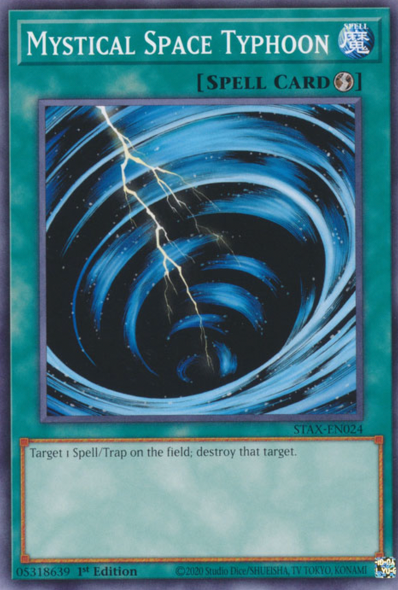 Mystical Space Typhoon - STAX-EN024 - Common 1st Edition