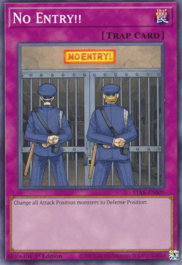 No Entry!! - STAX-EN009 - Common 1st Edition