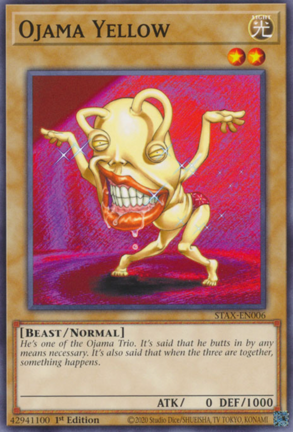 Ojama Yellow - STAX-EN006 - Common 1st Edition