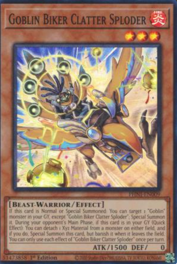 Goblin Biker Clatter Sploder - PHNI-EN009 - Super Rare 1st Edition