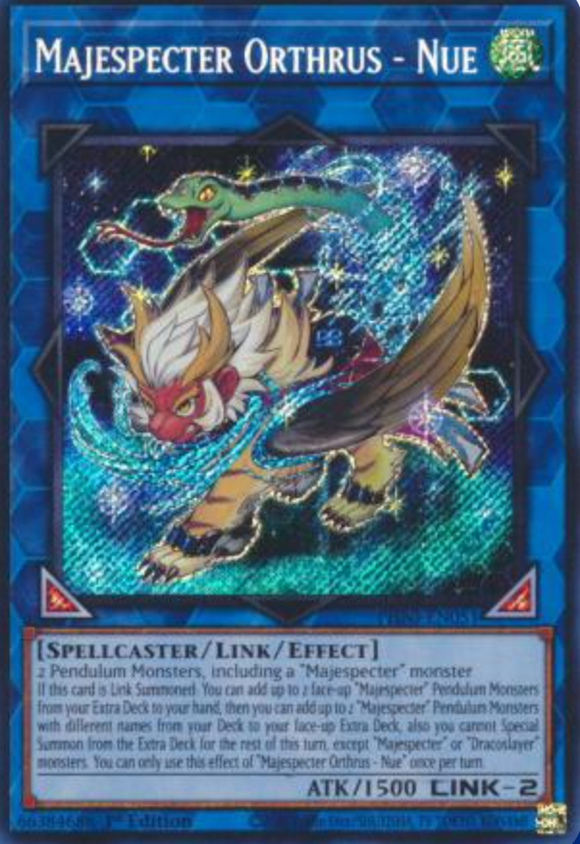 Majespecter Orthrus - Nue - PHNI-EN051 - Secret Rare 1st Edition