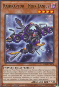 Raidraptor - Noir Lanius - PHNI-EN004 - Common 1st Edition