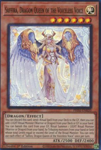 Saffira, Dragon Queen of the Voiceless Voice - PHNI-EN020 - Ultra Rare 1st Edition