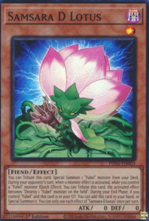 Samsara D Lotus - PHNI-EN003 - Super Rare 1st Edition