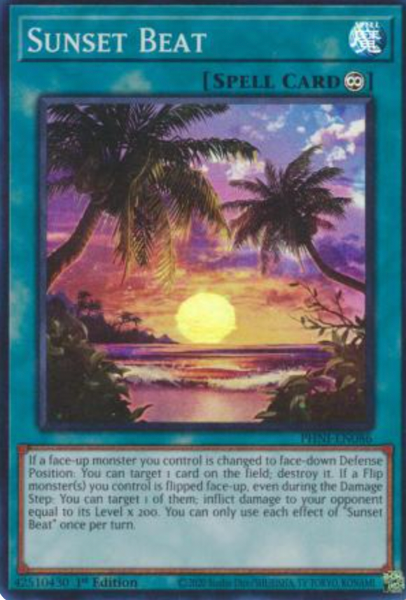 Sunset Beat - PHNI-EN086 - Super Rare 1st Edition