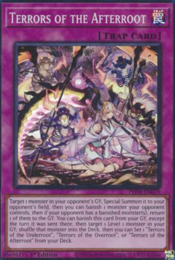 Terrors of the Afterroot - PHNI-EN079 - Super Rare 1st Edition